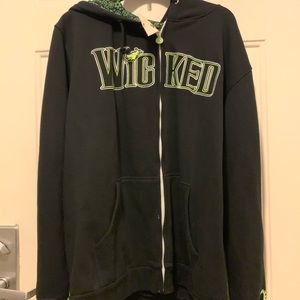 NWT Wicked the Musical Official Logo Gears Hoodie